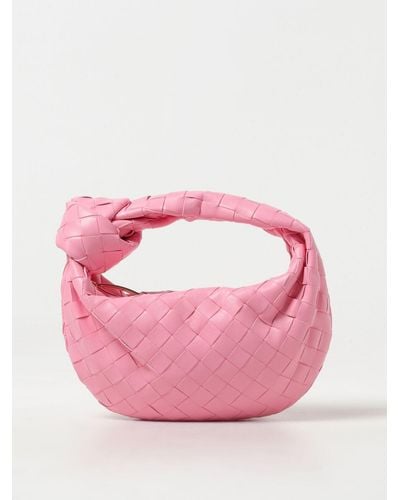 Bottega Veneta Jodie Bag In Woven Nappa - Pink