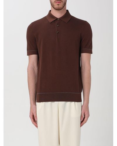 Brioni Polo Shirt - Brown