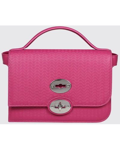 Zanellato Borsa Ella in pelle di vitello - Rosa