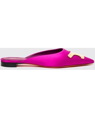 Santoni Flat Shoes - Purple