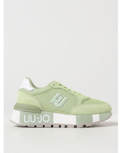 Liu Jo Sneakers in pelle scamosciata e mesh - Verde