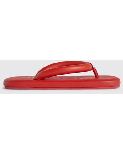 Camper Hastalavista Leather Sandals - Red