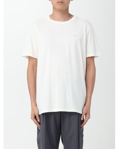 Sun 68 T-shirt in cotone - Bianco