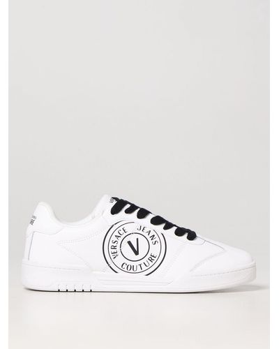 Versace Jeans Couture Zapatillas Brooklyn V-Emblem - Blanco