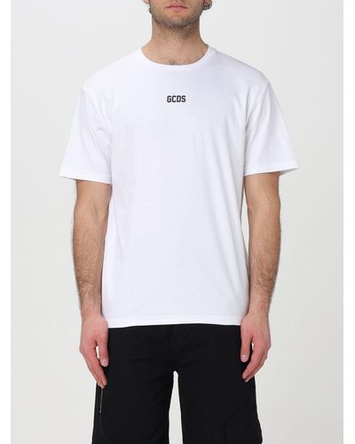Gcds T-shirt con mini logo - Bianco