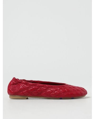 Burberry Ballet Flats - Red