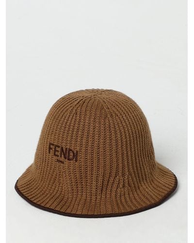 Fendi Hat - Brown