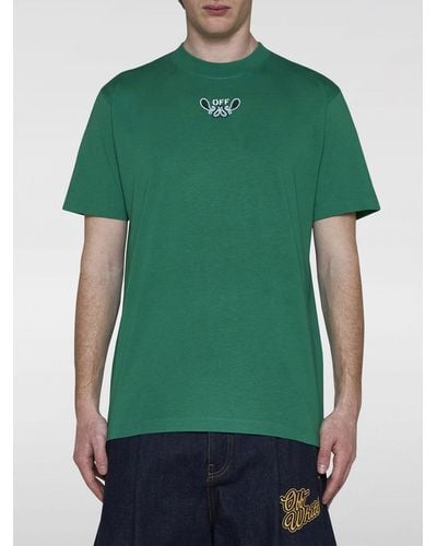 Off-White c/o Virgil Abloh Camiseta - Verde