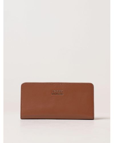 Tommy Hilfiger Wallet In Nappa - Brown