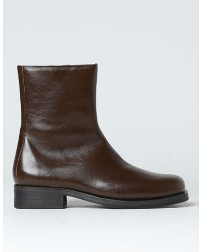 Our Legacy Legacy Our Leather Ankle Boots - Brown