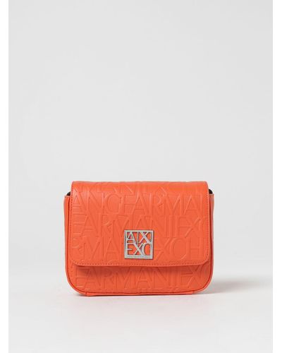 Armani Exchange Crossbody Bags - Orange