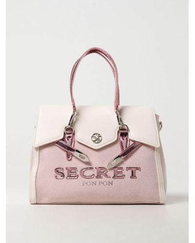 Secret Pon-pon Handbag - Pink