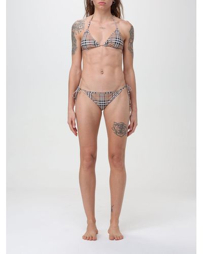 Burberry Costume a bikini check - Neutro