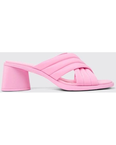 Camper Heeled Sandals - Pink
