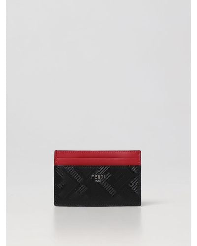 Fendi Paper Holder Accessories - Red