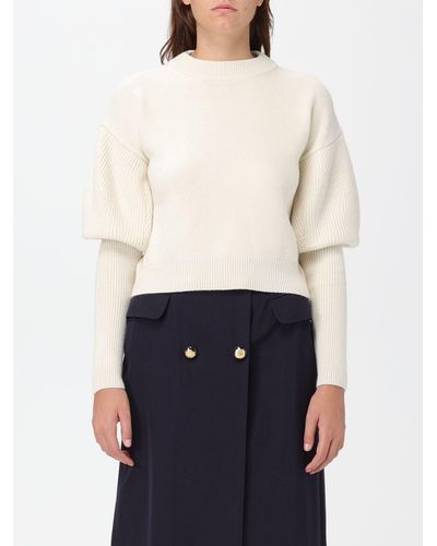 Alexander McQueen Sweater In Wool And Cashmere - White