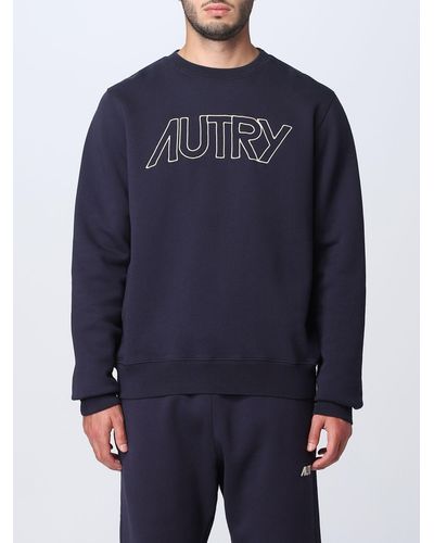 Autry Cotton Sweatshirt - Blue