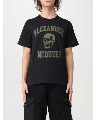 Alexander McQueen Camiseta - Negro