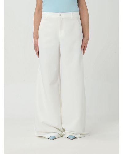 Moschino Jeans Pantalon - Blanc