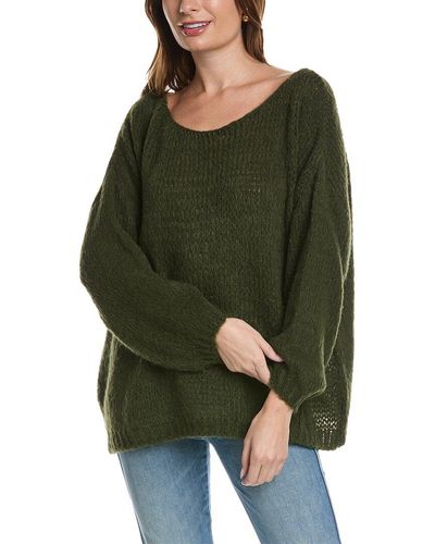 Persaman New York Wool-blend Jumper - Green