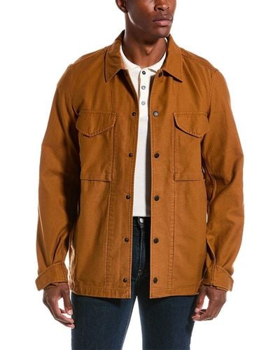 Rag & Bone Flight Shirt Jacket - Brown