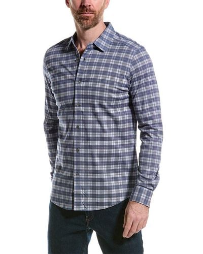 RAFFI Plaid Shirt - Blue