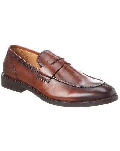 Warfield & Grand Solano Leather Loafer - Brown