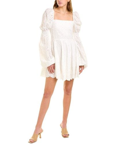 Caroline Constas Wren Mini Dress - White