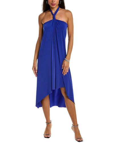 Halston Lulu Midi Dress - Blue