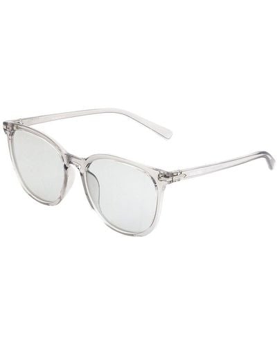 Bertha Piper 58mm Polarized Sunglasses - White