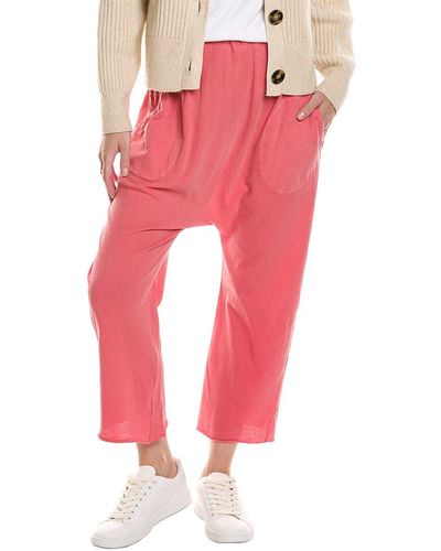The Great The Jersey Crop Pant - Pink