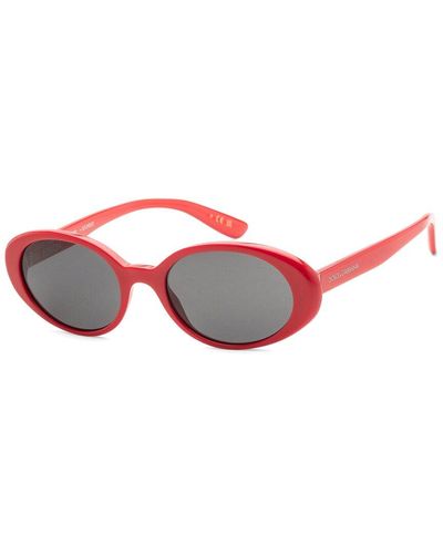 Dolce & Gabbana Dg4443 52mm Sunglasses - Red