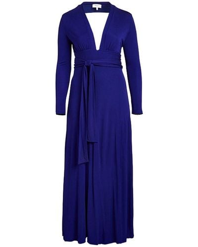 Reiss Bailey Maxi Dress - Blue