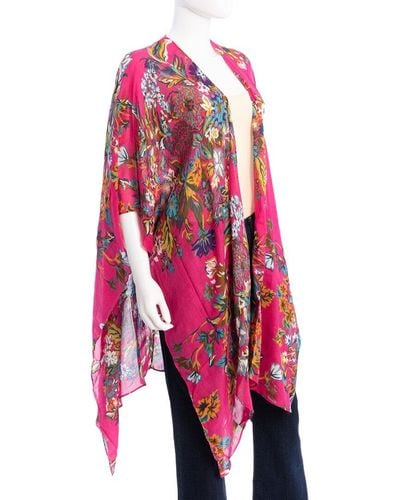 Saachi Lasdon Floral Kimono - Pink