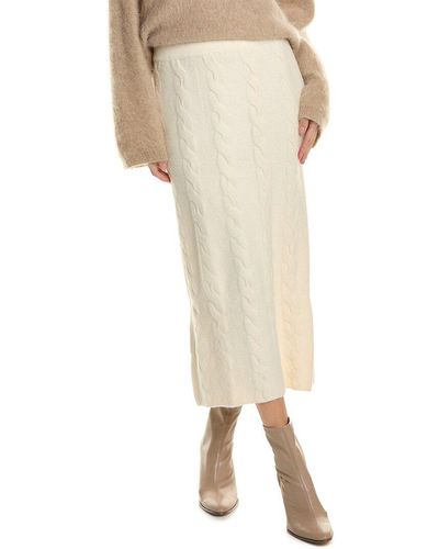 BCBGMAXAZRIA Wool-blend Jumper Skirt - Natural