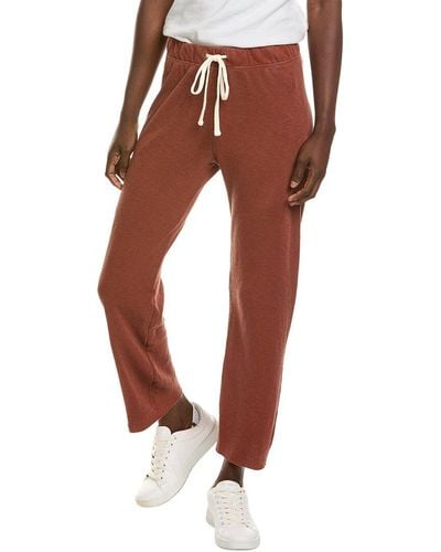 James Perse French Terry Cutoff Sweatpant - Brown