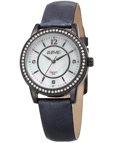 August Steiner Marquess Diamond Watch - Gray