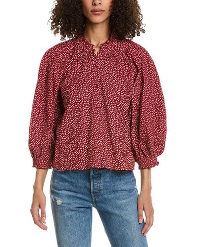 The Great The Boutonniere Top - Red