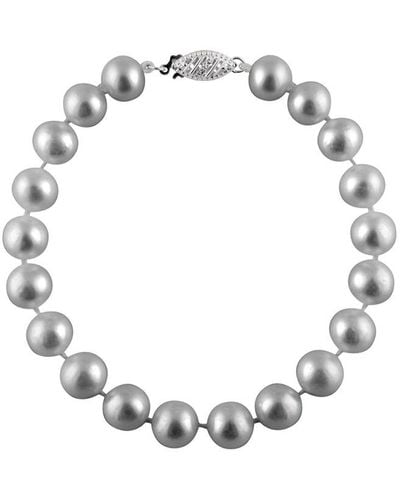 Splendid 14k 7-7.5mm Pearl Bracelet - Metallic