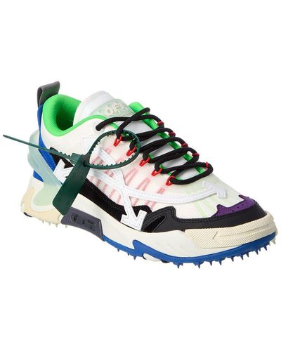 Off-White c/o Virgil Abloh Odsy 2000 Leather & Mesh Sneaker - Green
