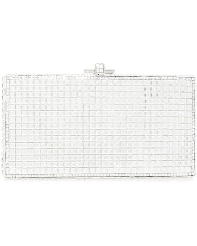 Judith Leiber Squares Clutch - White