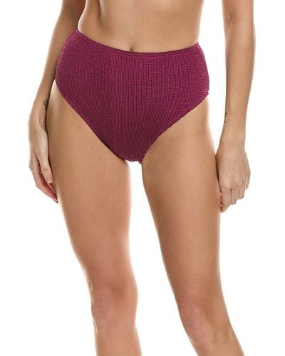 Bondeye Palmer Brief Bikini Bottom - Purple