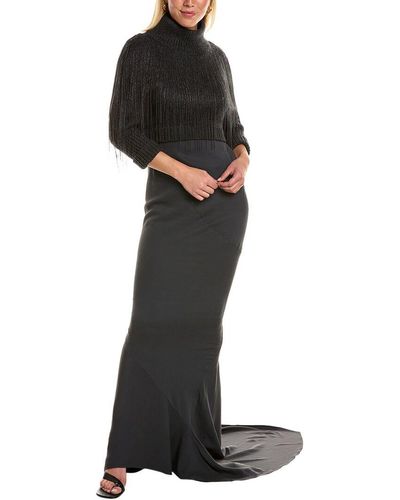 Brunello Cucinelli Cashmere & Silk Gown - Black