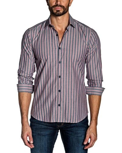Jared Lang Woven Shirt - Purple