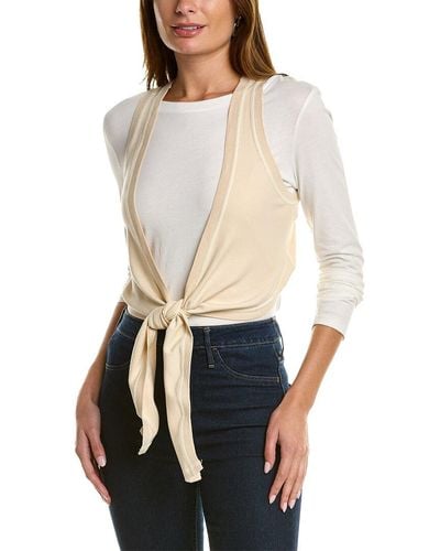 Ba&sh Tie Front Tank - White