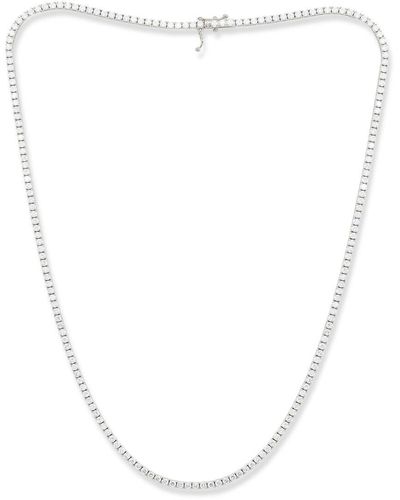 Diana M. Jewels Fine Jewelry 14k 2.25 Ct. Tw. Diamond Tennis Necklace - White