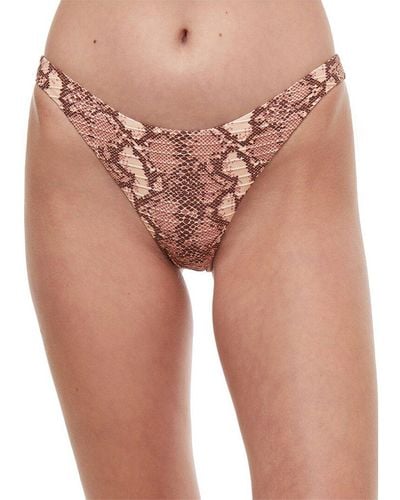 Gottex Glimmering Nature High Leg Sexy Pant - Red