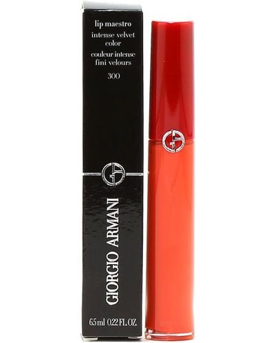 Giorgio Armani Lip Maestro Intense Velvet Lip Gloss #300 Flesh - Red