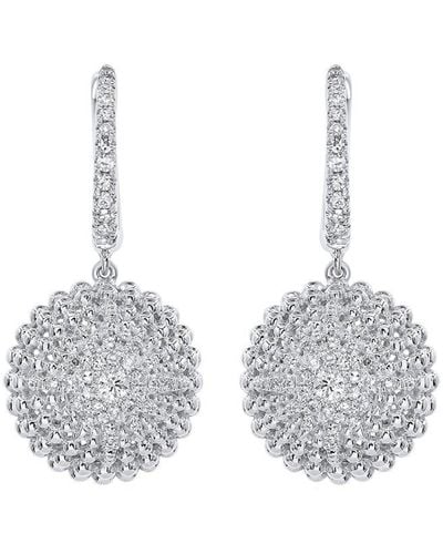 Diana M. Jewels Fine Jewelry 14k White Gold 0.35 Ct. Tw. Diamond Earrings