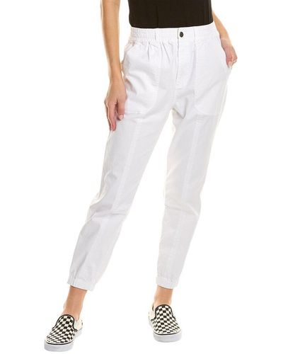 Michael Stars Sunny Mid-rise Tapered Pant - White